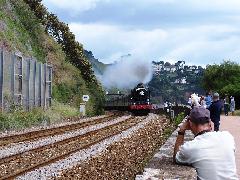 Steam Special Teignmouth Sea Wall 2 080707
